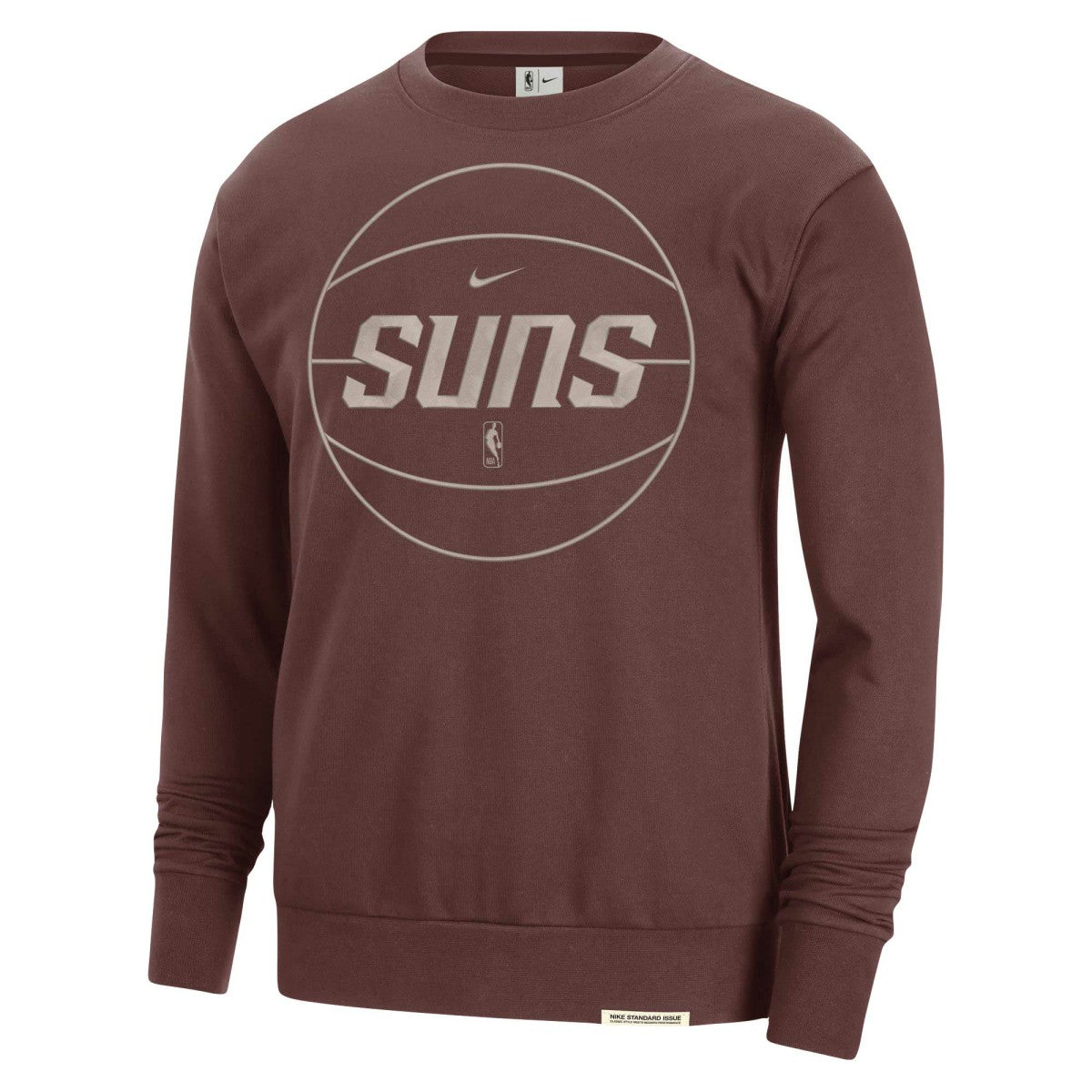 Phoenix Suns 2023/24 Authentic Standard Issue Travel Performance Pullover Sweatshirt Garnet | Nike for sale