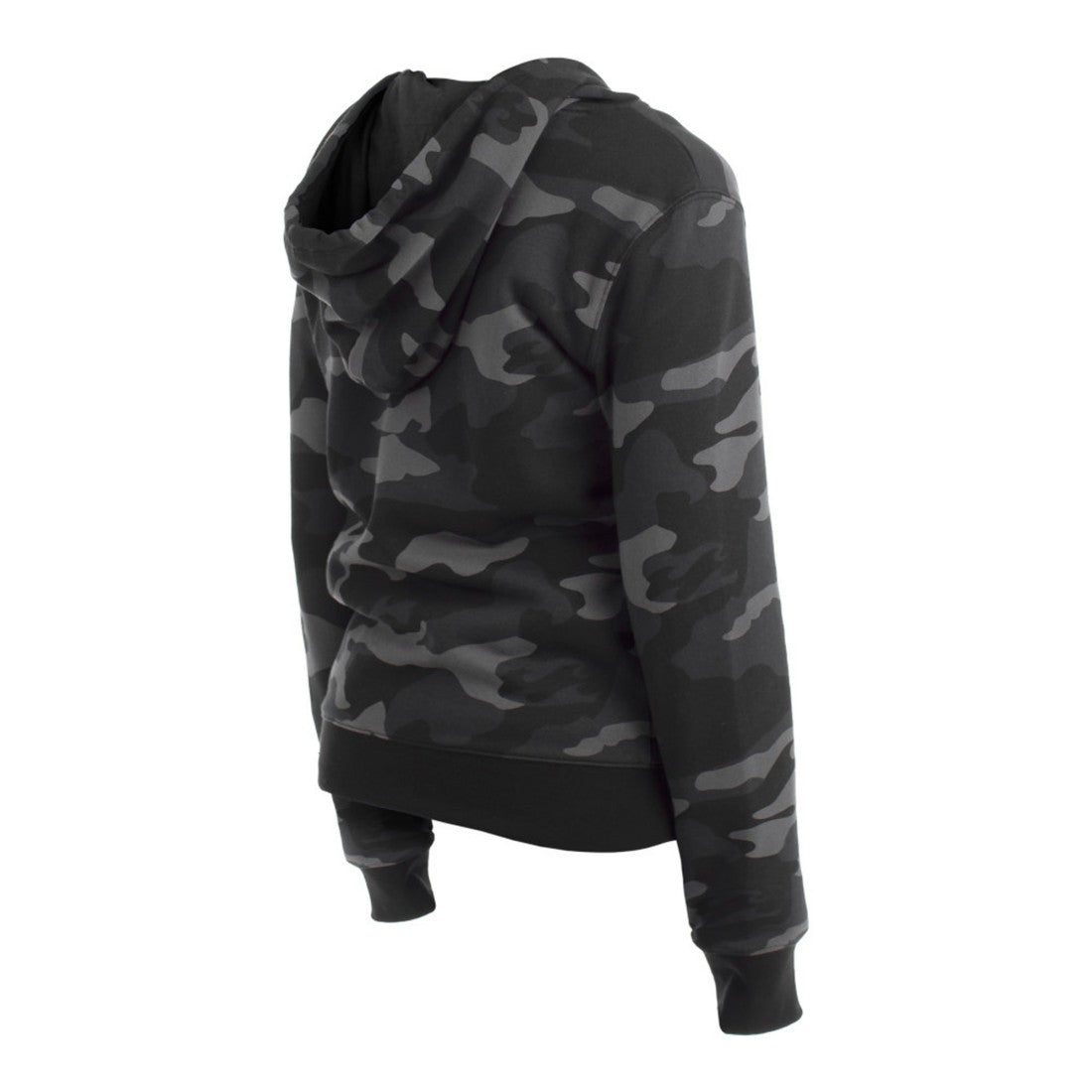 Green Bay Packers New Era Women's Camo Full-Zip Hoodie Black