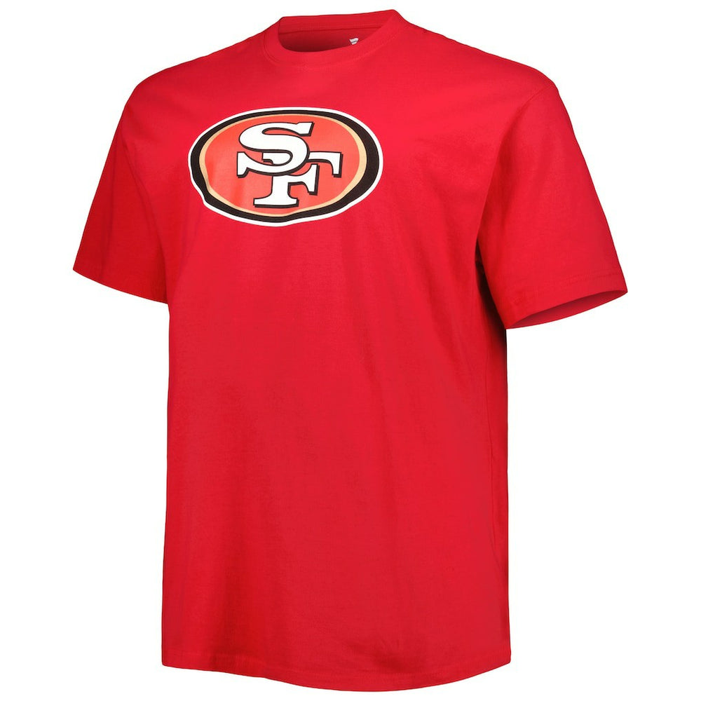 Fanatics Christian McCaffrey San Francisco 49ers Big & Tall Player Name & Number T-Shirt Scarlet