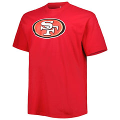 Fanatics Christian McCaffrey San Francisco 49ers Big & Tall Player Name & Number T-Shirt Scarlet