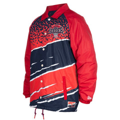 USMNT 5th & Ocean by New Era Throwback Coaches Raglan Full-Snap Jacket Navy - New Era outlet