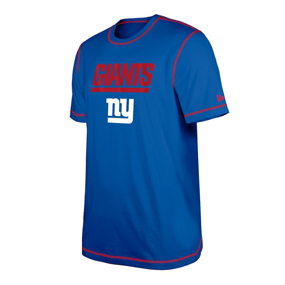 New York Giants New Era Third Down Puff Print T-Shirt Royal