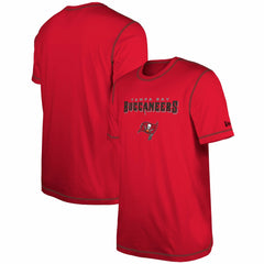 Tampa Bay Buccaneers New Era Third Down Puff Print T-Shirt Red