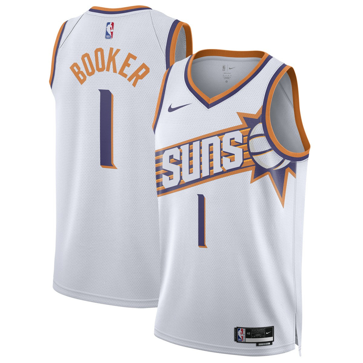 Devin Booker Phoenix Suns Unisex Swingman Jersey Association Edition White | Nike for sale