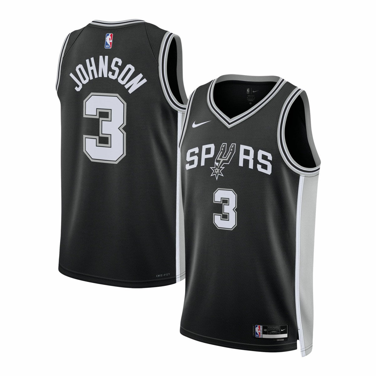Keldon Johnson San Antonio Spurs Unisex Swingman Jersey Icon Edition Black | Nike discount
