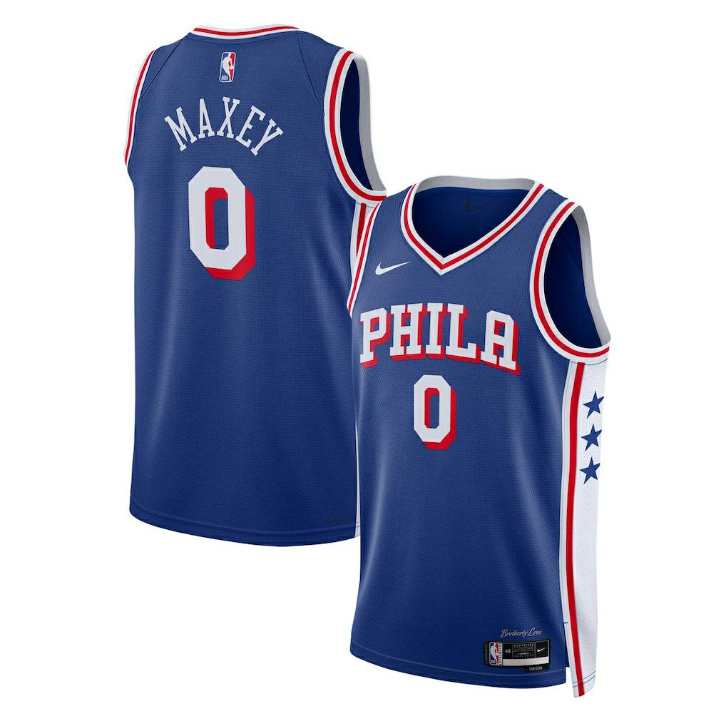 Tyrese Maxey Philadelphia 76ers Unisex Swingman Jersey Icon Edition Royal | Nike discount