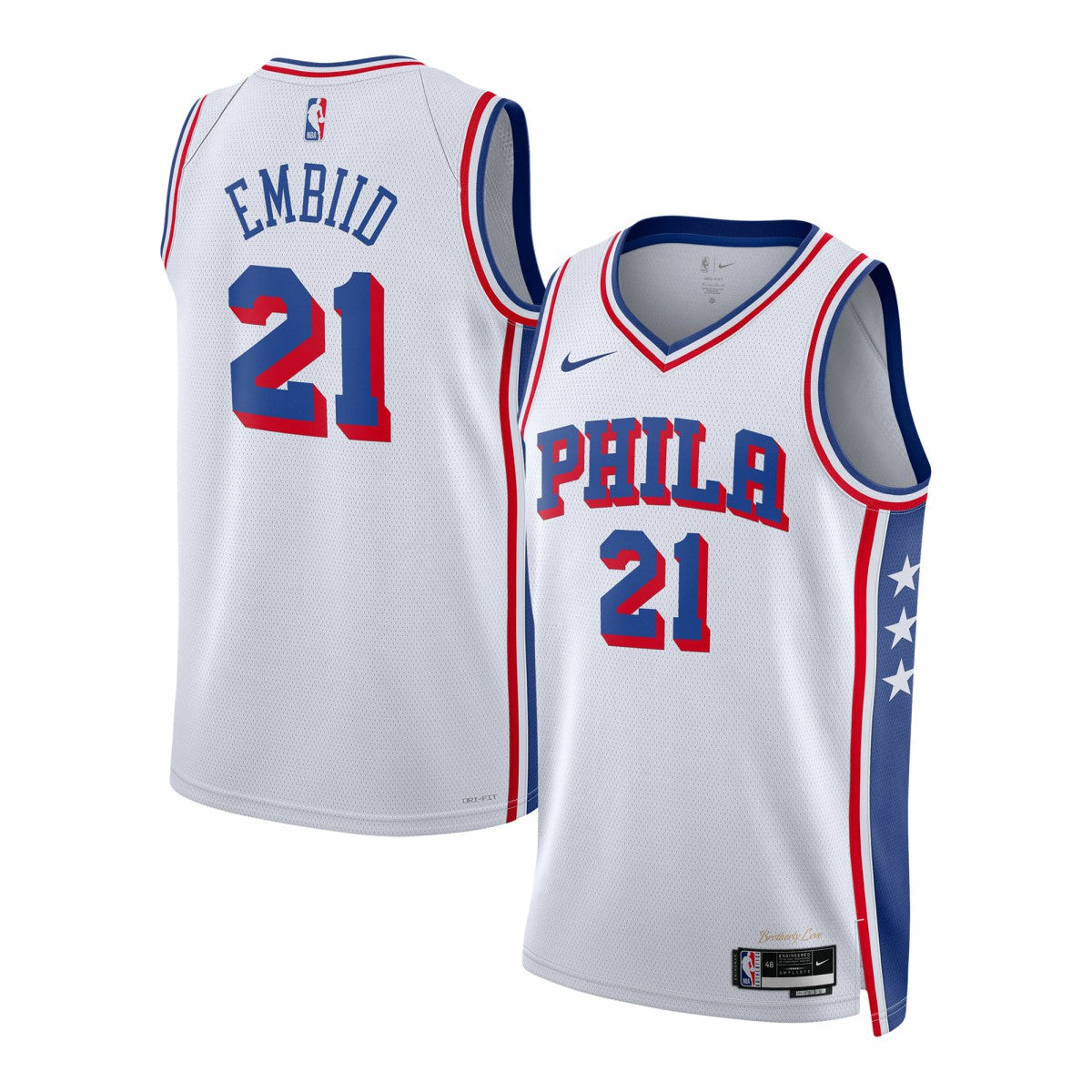 Joel Embiid Philadelphia 76ers Unisex Swingman Jersey Association Edition White | Nike US