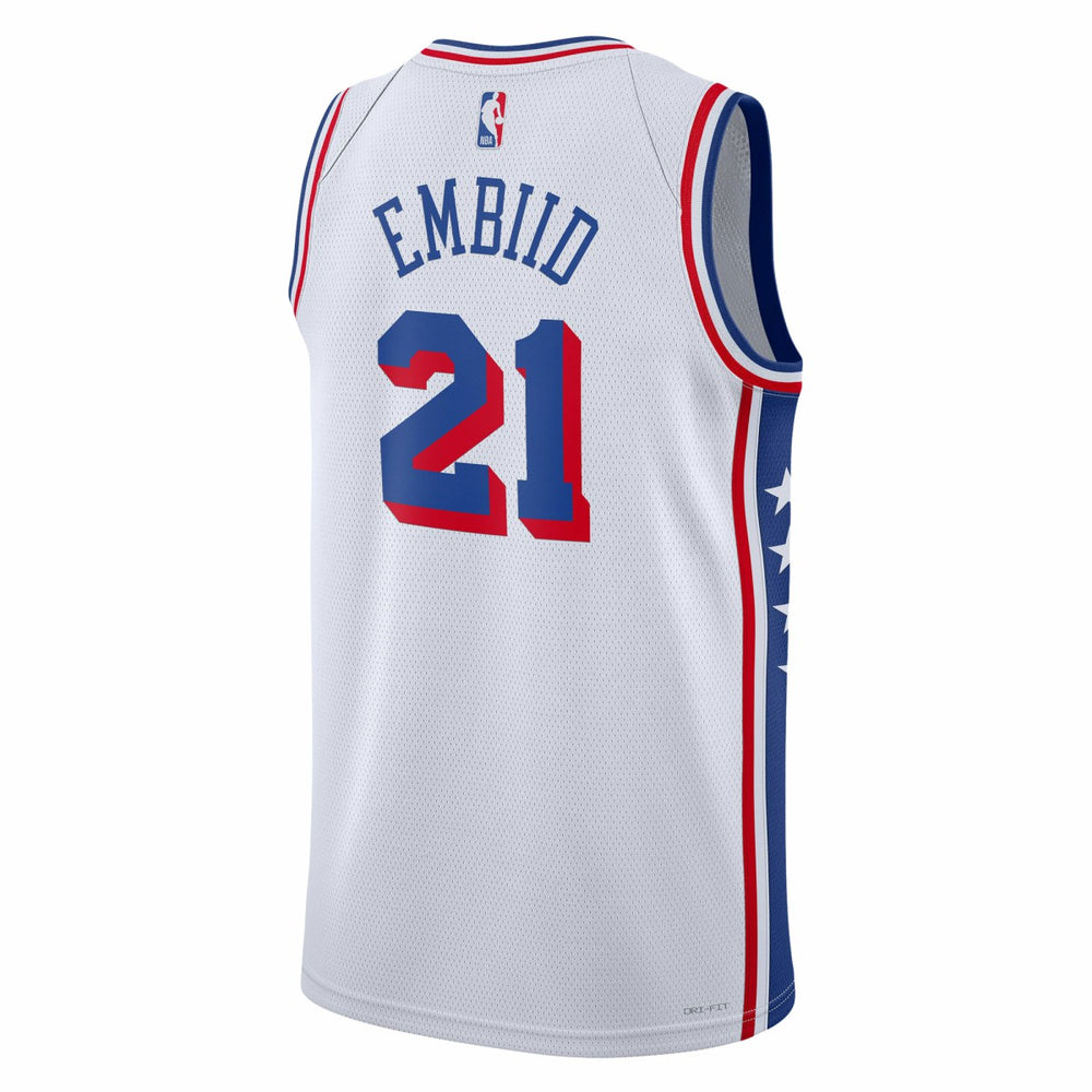 Joel Embiid Philadelphia 76ers Unisex Swingman Jersey Association Edition White | Nike US