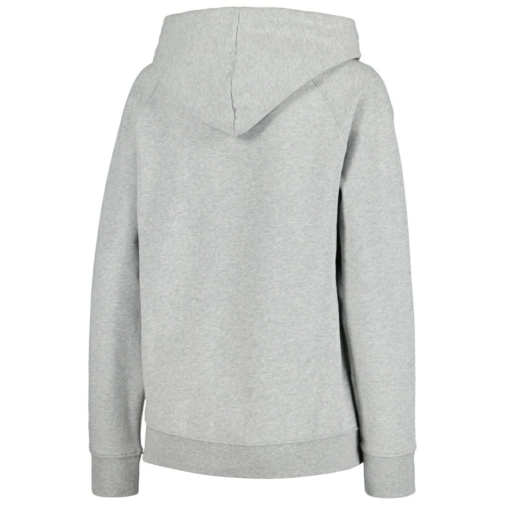 Buffalo Bills New Era Women's Floral Raglan Pullover Hoodie Gray