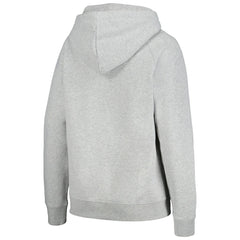 Denver Broncos New Era Women's Floral Raglan Pullover Hoodie Gray