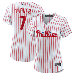 Trea Turner Philadelphia Phillies Nike Women's Home Replica Player Jersey - White - Nike Sale