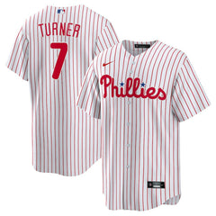 Trea Turner Philadelphia Phillies Nike Home Replica Player Jersey - White - Nike Online