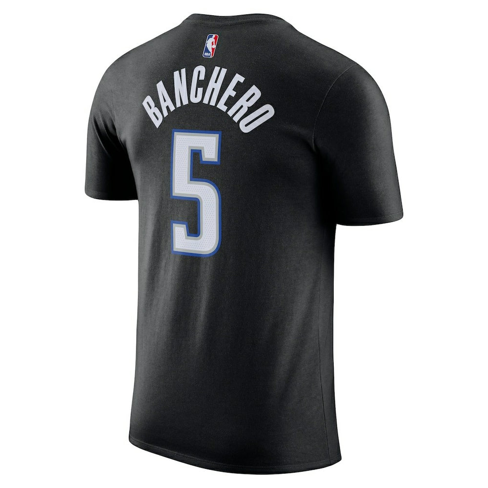 Paolo Banchero Orlando Magic Icon 2022/23 Name & Number T-Shirt Black | Nike for sale