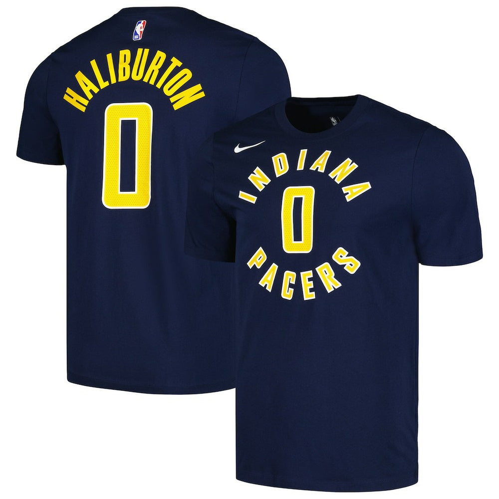 Tyrese Haliburton Indiana Pacers Icon 2022/23 Name & Number T-Shirt Navy | Nike discount