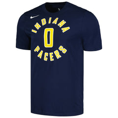 Tyrese Haliburton Indiana Pacers Icon 2022/23 Name & Number T-Shirt Navy | Nike discount