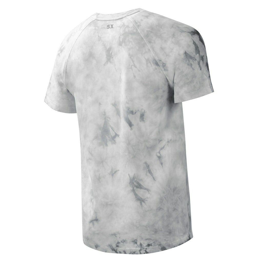 Cleveland Browns MSX by Michael Strahan Resolution Tie-Dye Raglan T-Shirt Gray