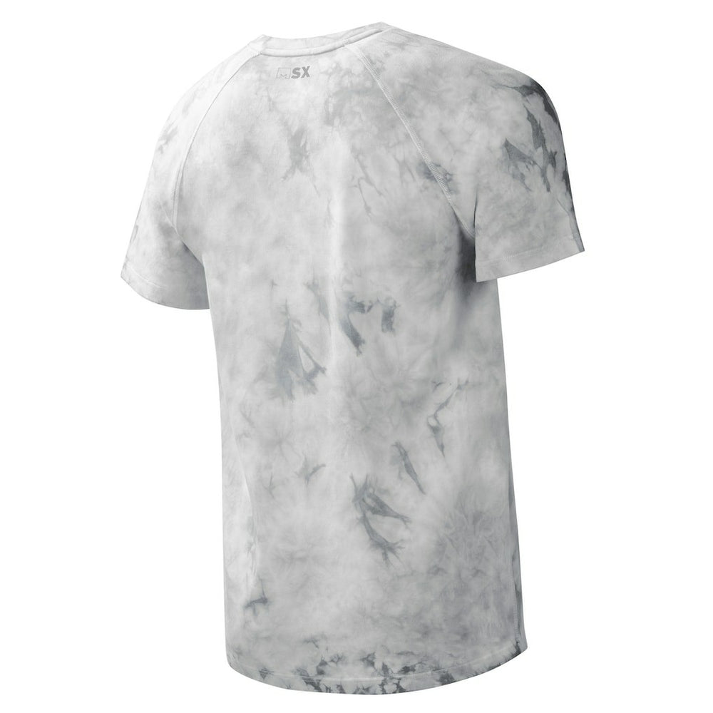 Cleveland Browns MSX by Michael Strahan Resolution Tie-Dye Raglan T-Shirt Gray