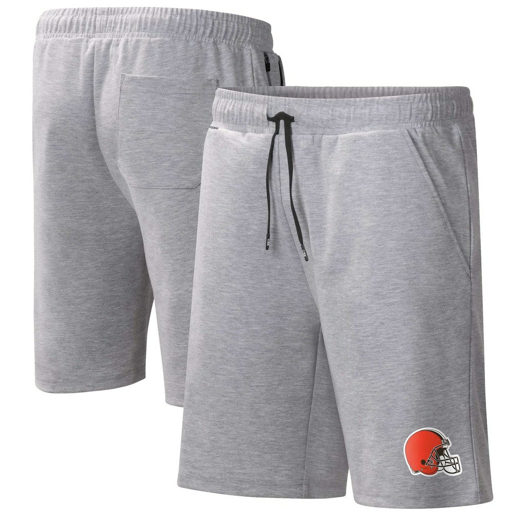 Cleveland Browns MSX by Michael Strahan Trainer Shorts Heather Gray