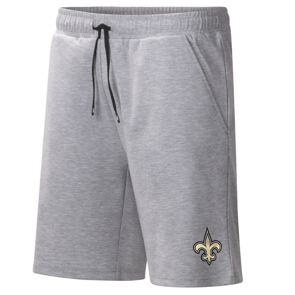 New Orleans Saints MSX by Michael Strahan Trainer Shorts Heather Gray