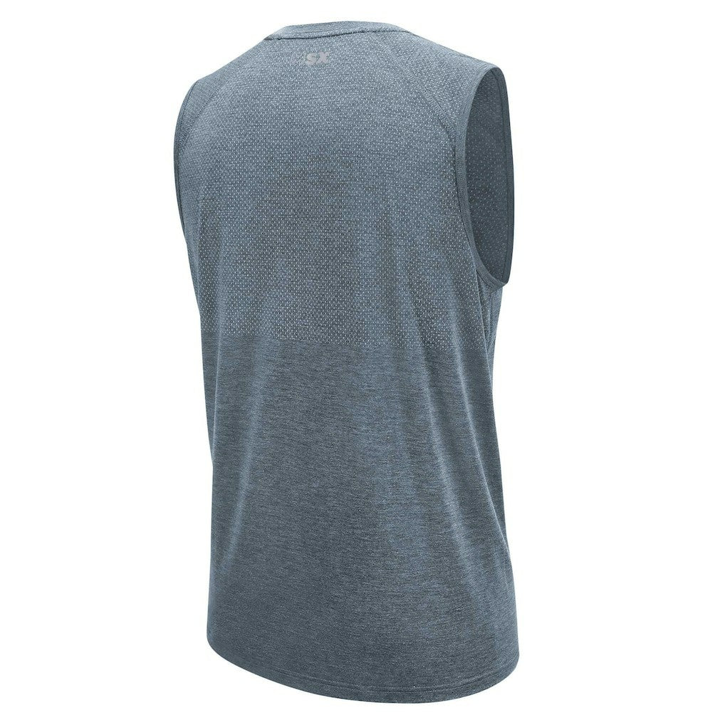 Las Vegas Raiders MSX by Michael Strahan Warm Up Sleeveless T-Shirt Gray
