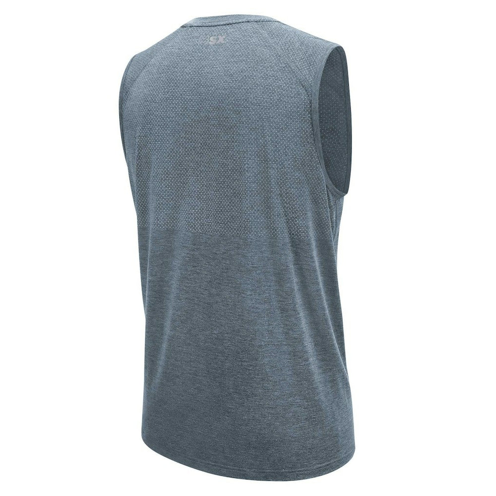 Las Vegas Raiders MSX by Michael Strahan Warm Up Sleeveless T-Shirt Gray