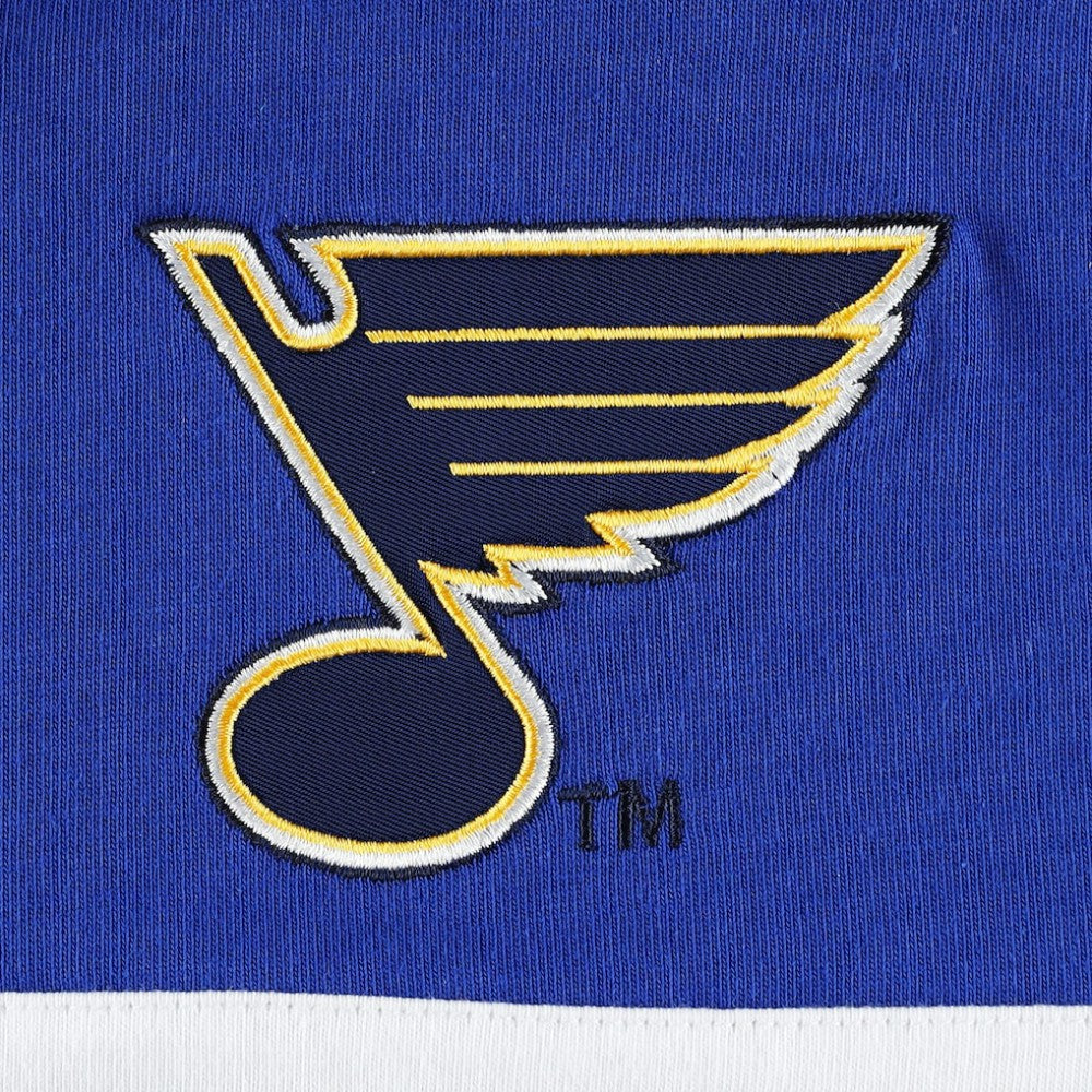 St. Louis Blues Tommy Hilfiger Walter Lace-Up Long Sleeve Top - Blue - NHL 5272043