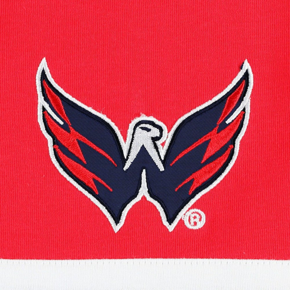 Washington Capitals Tommy Hilfiger Walter Lace-Up Long Sleeve Top - Red - NHL 5272046