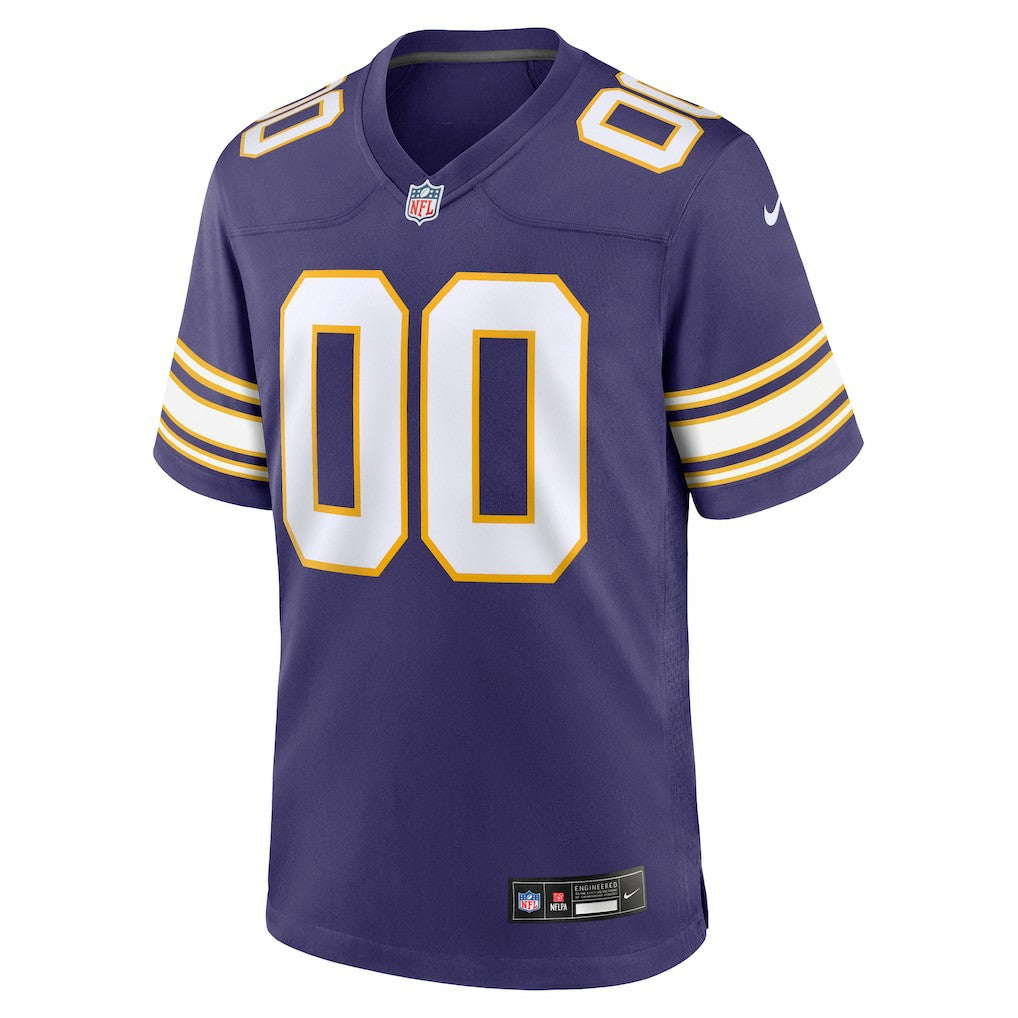 Nike Minnesota Vikings Classic Custom Game Jersey Purple