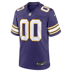 Nike Minnesota Vikings Classic Custom Game Jersey Purple