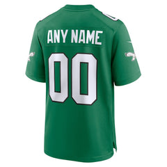 Nike Philadelphia Eagles Alternate Custom Game Jersey Kelly Green