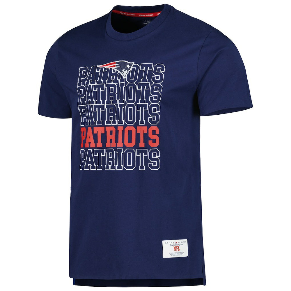 New England Patriots Tommy Hilfiger Liam T-Shirt Navy