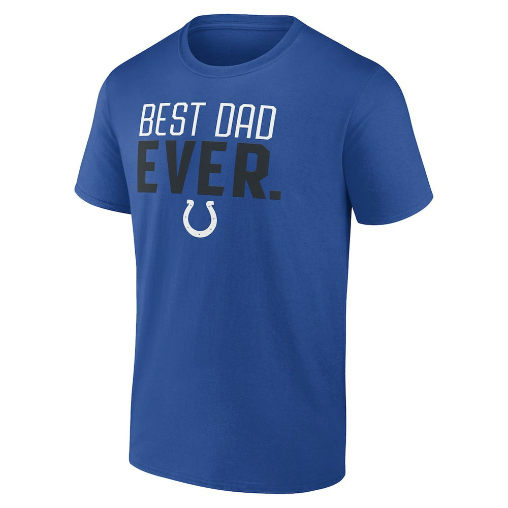 Indianapolis Colts Best Dad Ever Team T-Shirt Royal
