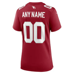 Nike Arizona Cardinals Women's Custom Game Jersey Cardinal