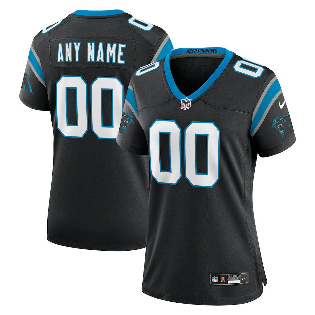 Nike Carolina Panthers Women's Custom Game Jersey Black