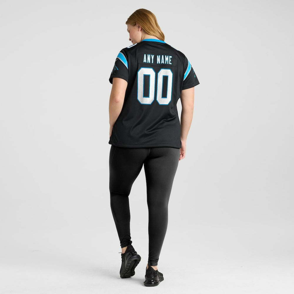 Nike Carolina Panthers Women's Custom Game Jersey Black