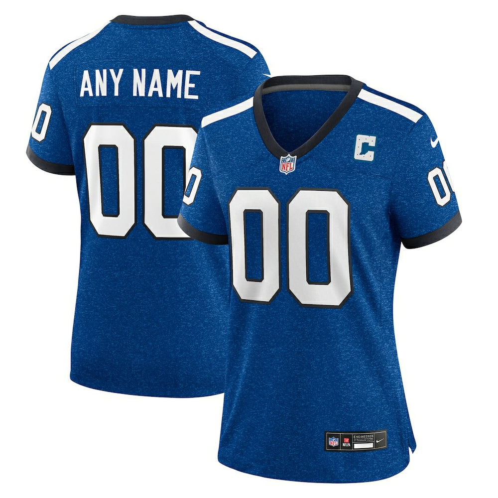 Nike Indianapolis Colts Women's Indiana Nights Alternate Custom Game Jersey Royal