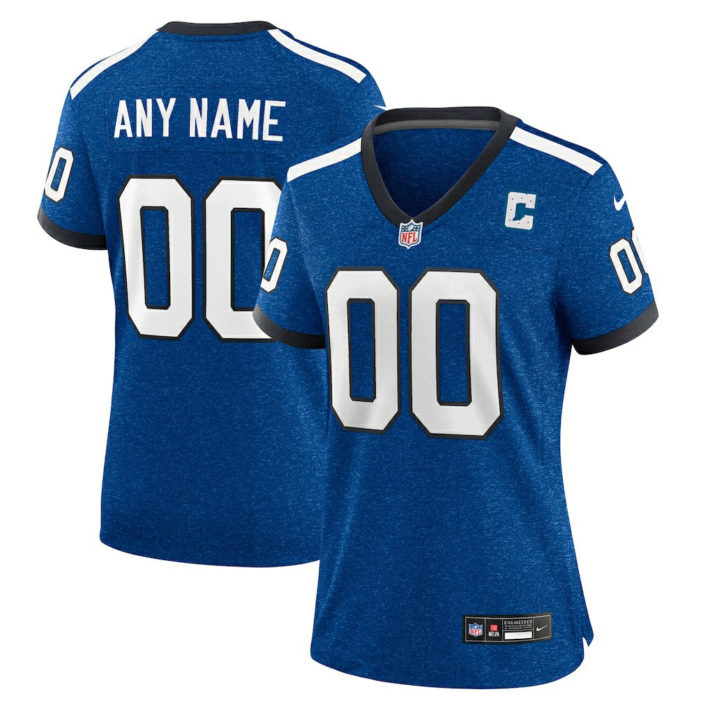 Nike Indianapolis Colts Women's Indiana Nights Alternate Custom Game Jersey Royal