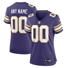 Nike Minnesota Vikings Women's Classic Custom Game Jersey Purple
