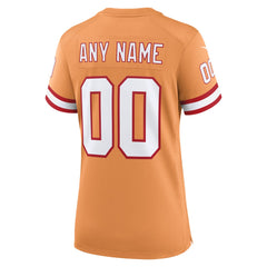 Nike Tampa Bay Buccaneers Women's Custom Throwback Game Jersey Orange