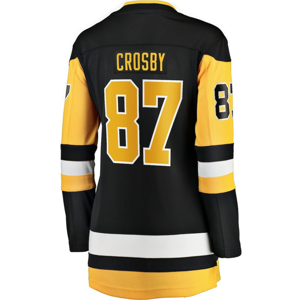 Sidney Crosby Pittsburgh Penguins Fanatics Women's Captain Patch Home Breakaway Jersey - Black - NHL 5275450