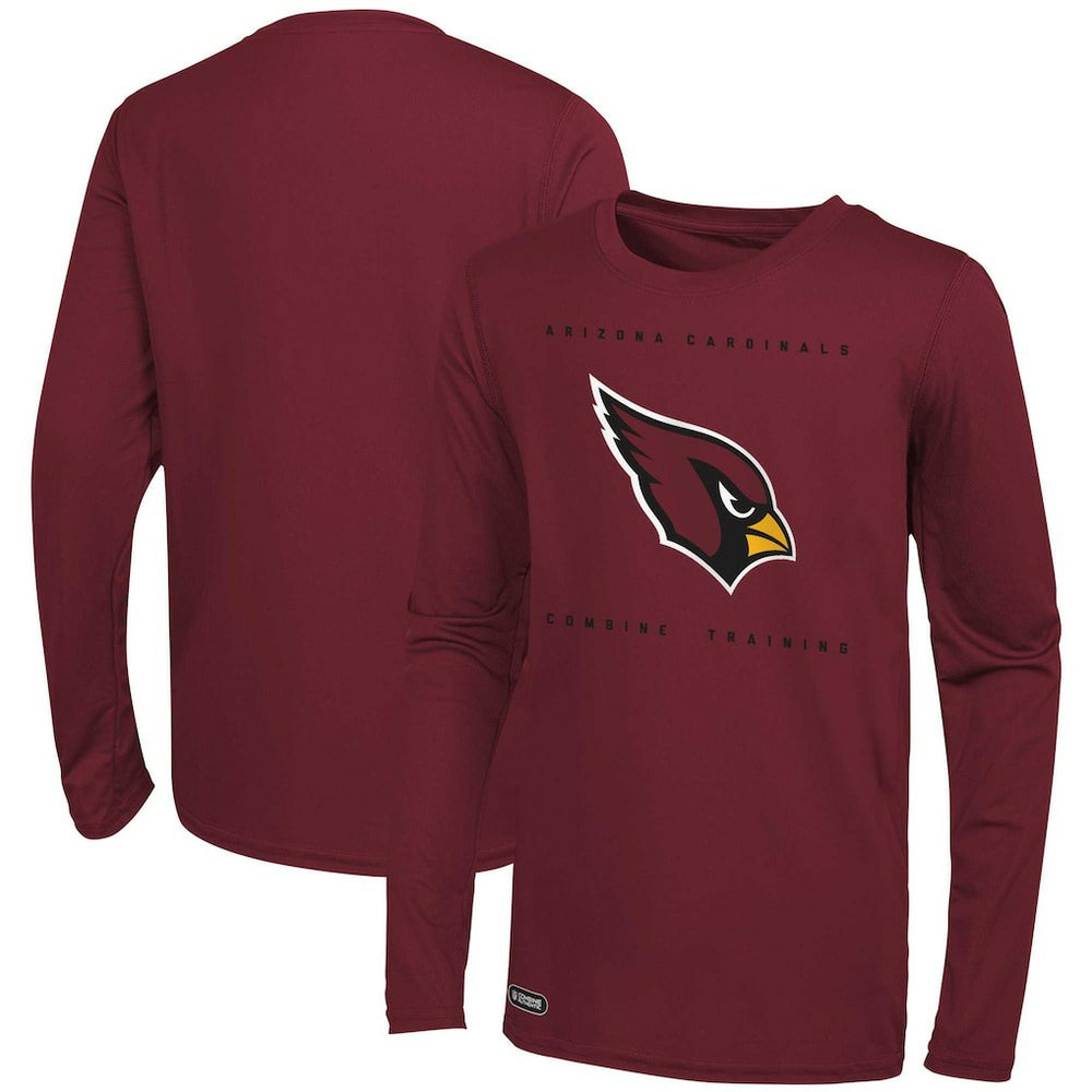 Arizona Cardinals Side Drill Long Sleeve T-Shirt Cardinal