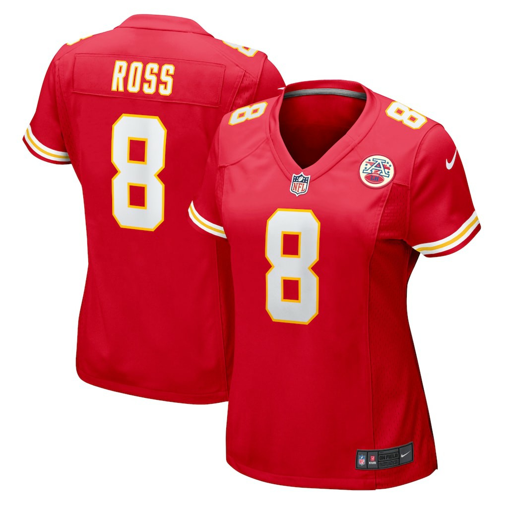 Nike Justyn Ross Kansas City Chiefs Women's Home Game Player Jersey Red