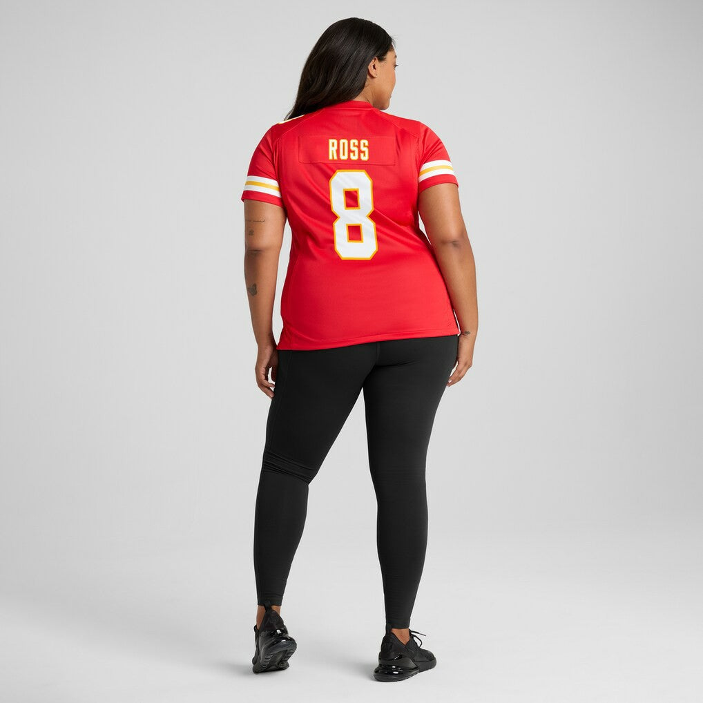 Nike Justyn Ross Kansas City Chiefs Women's Home Game Player Jersey Red