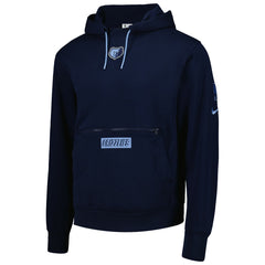 Memphis Grizzlies Courtside Heavyweight Pullover Hoodie Navy | Nike for sale