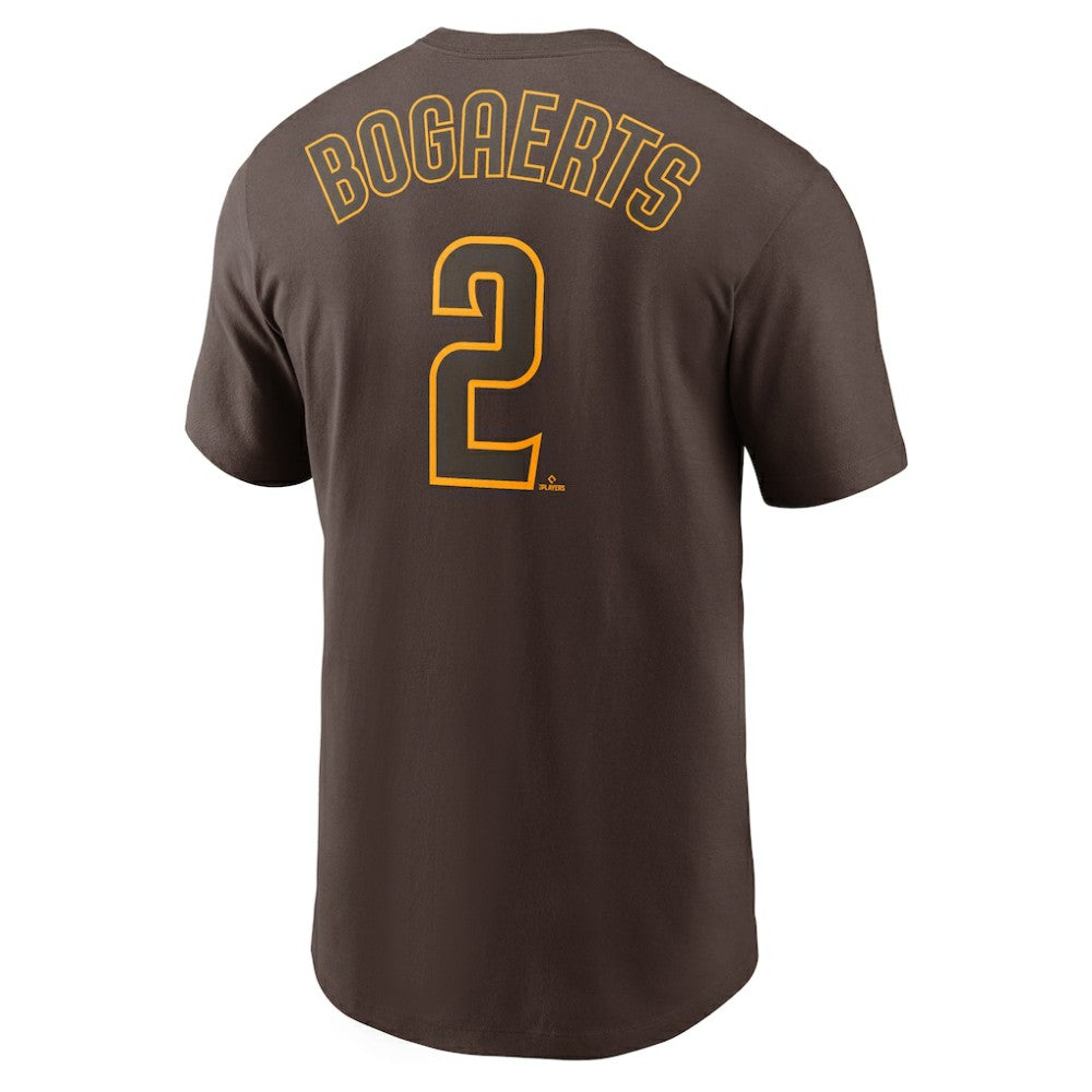 Xander Bogaerts San Diego Padres Nike Name & Number T-Shirt - Brown - Nike on Sale