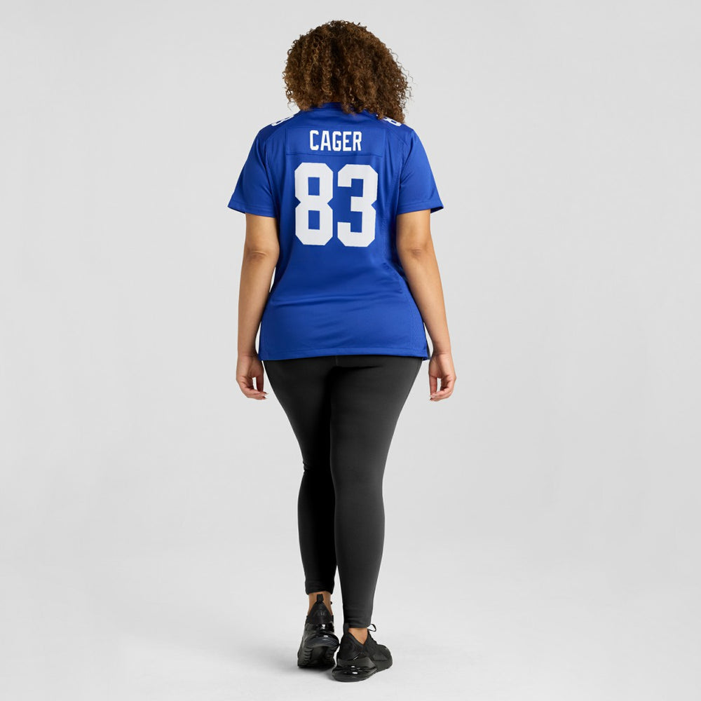 Nike Lawrence Cager New York Giants Women's Home Game Player Jersey Royal