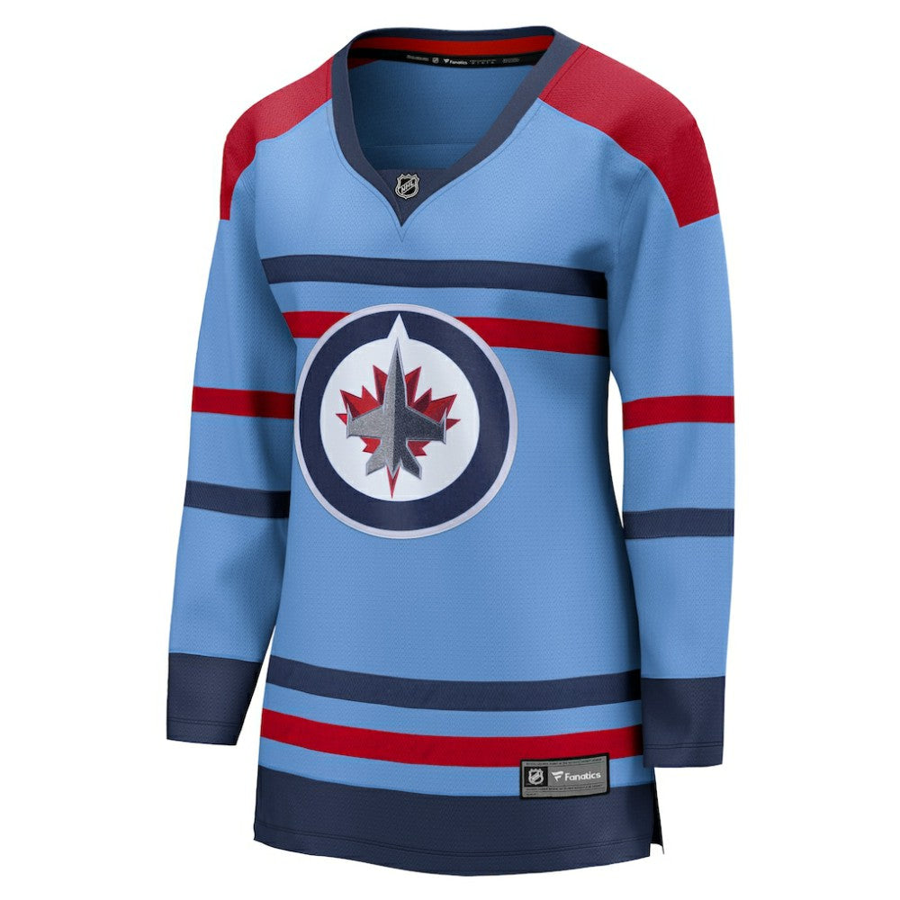 Winnipeg Jets Fanatics Women's Alternate Anniversary Breakaway Jersey - Light Blue - NHL 5278034