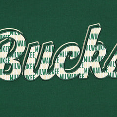 Milwaukee Bucks DKNY Sport Women's Regina Raglan Pullover Sweatshirt Hunter Green