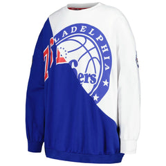 Philadelphia 76ers Tommy Jeans Women's Ariel Pullover Sweatshirt Royal/White