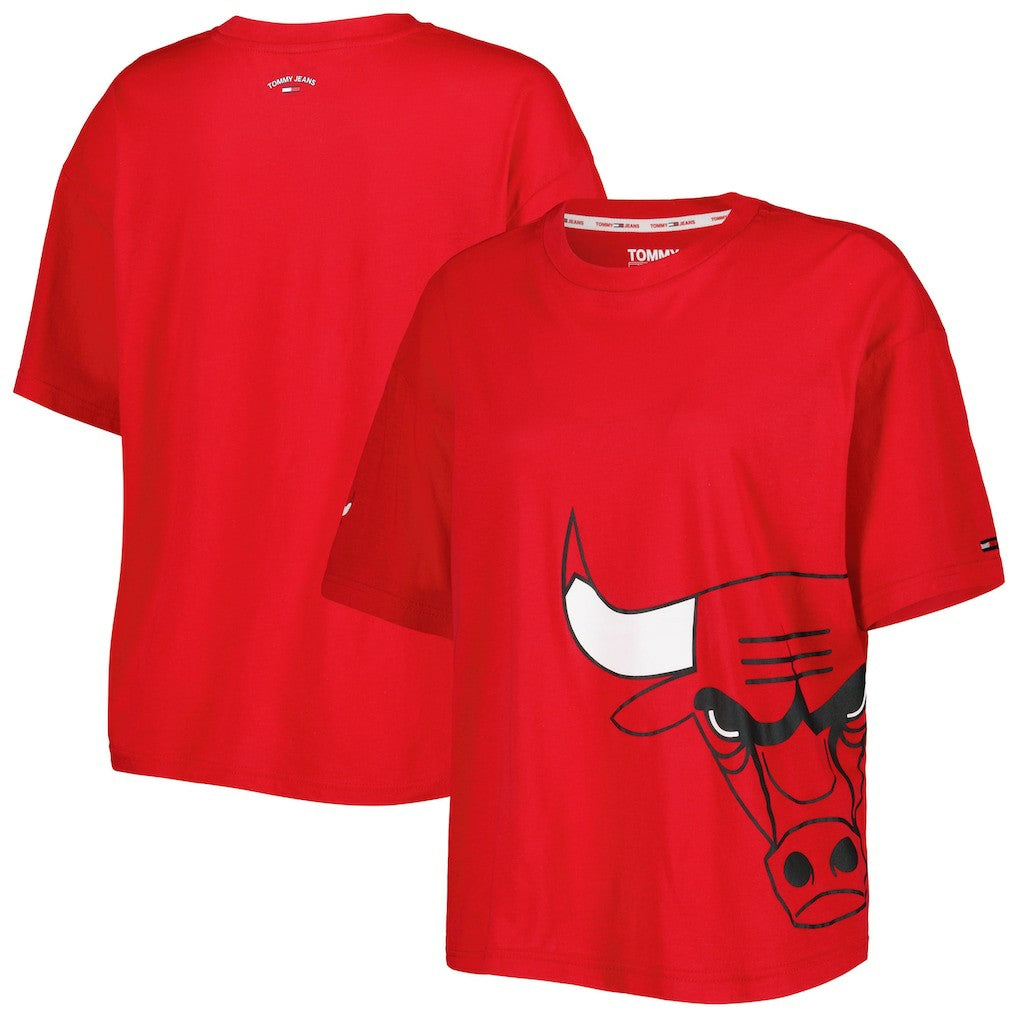 Chicago Bulls Tommy Jeans Women's Bianca T-Shirt Red
